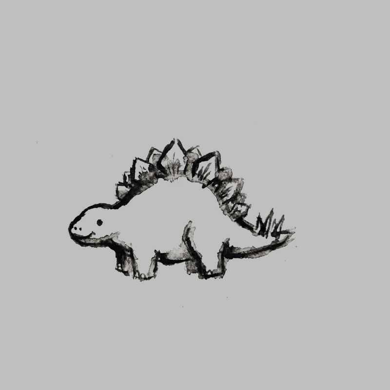 Friendly Stegosaurus