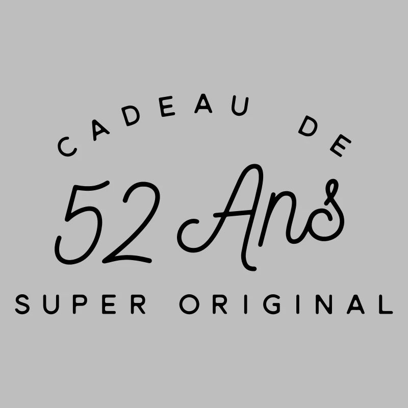Cadeau 52 ans 