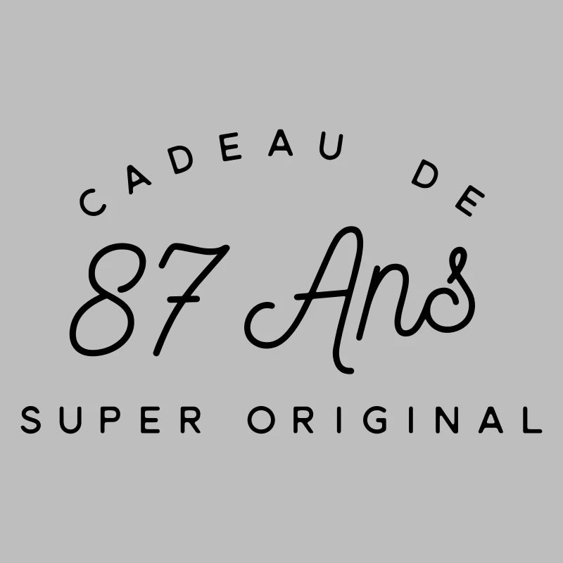 Cadeau 87 ans 