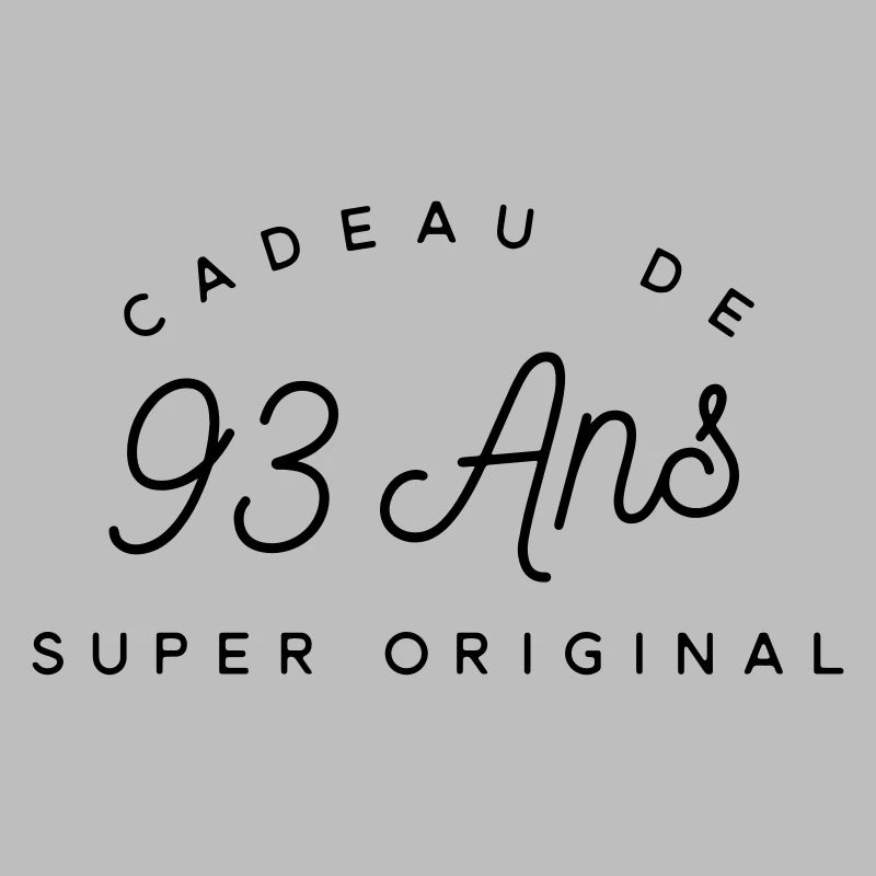 Cadeau 93 ans 