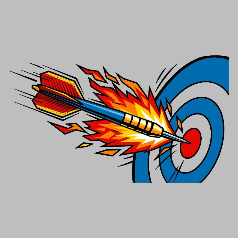 Fléchette Cible de Feu Cible