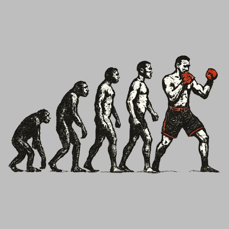 Evolution to an MMA fighter in grunge style