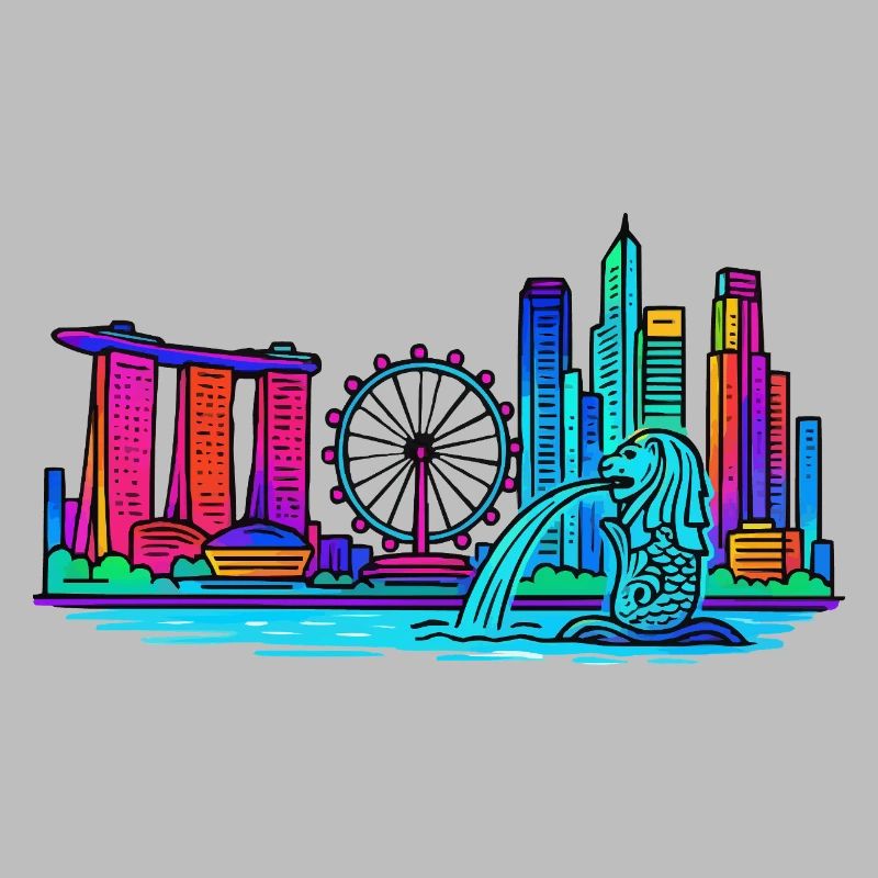 Skyline de Singapour