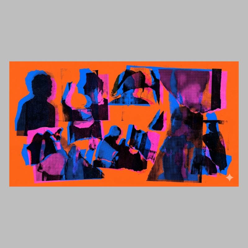 Collage Pop Silhouettes