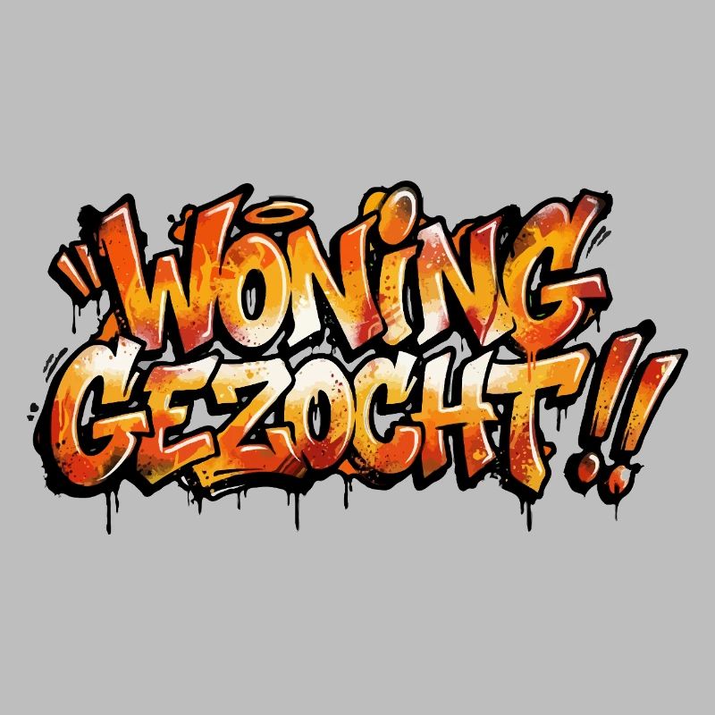 Graffiti-Text von Eigentum gesucht