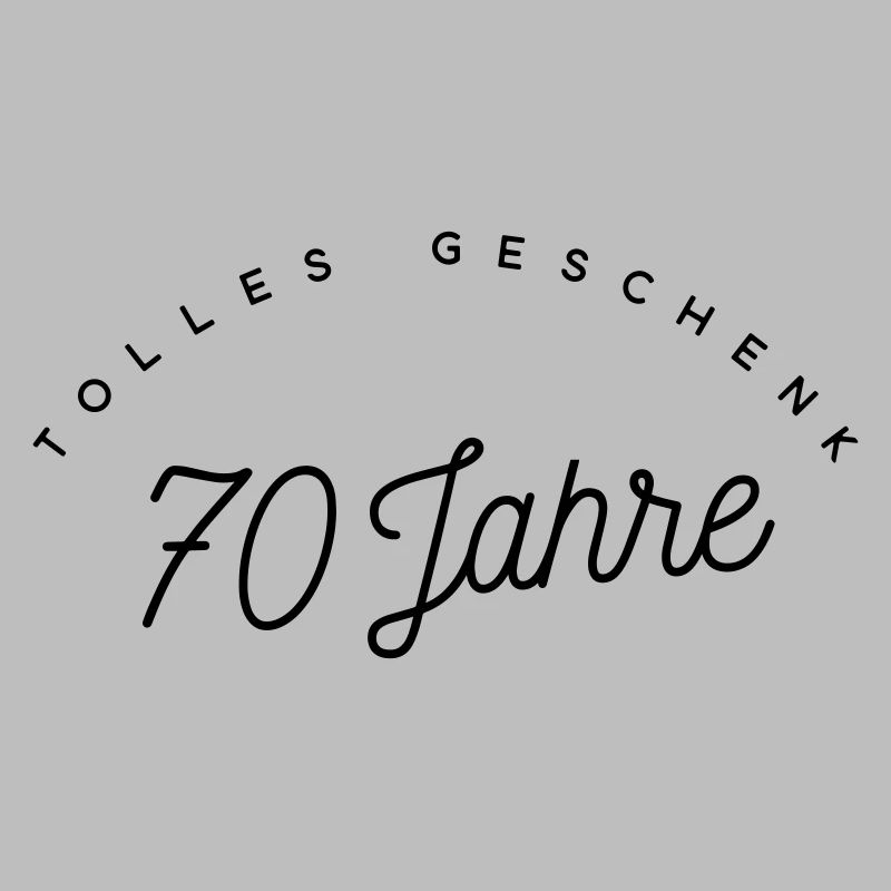 Tolles Geschenk 70 Jahre