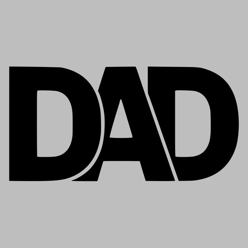 Modern dad logo for dads and dads-to-be