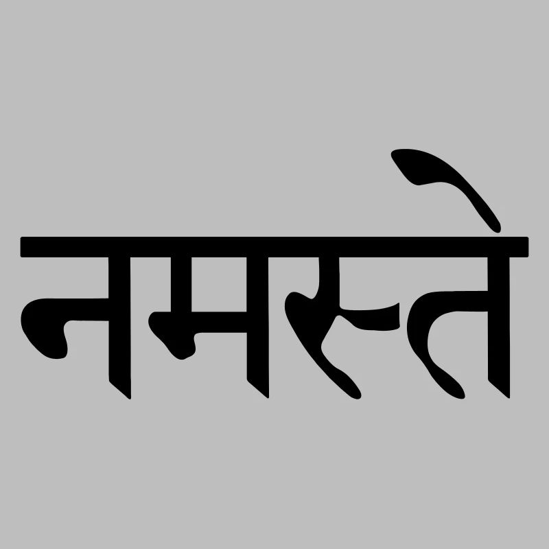 Namaste Sanskrit written