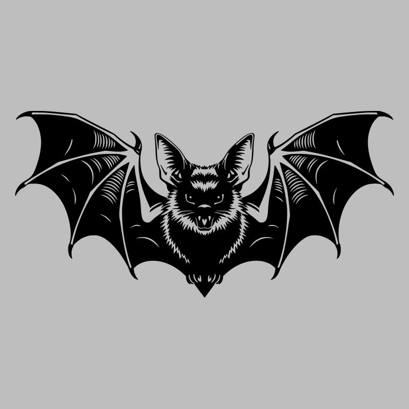 Fledermaus Gothic Illustration