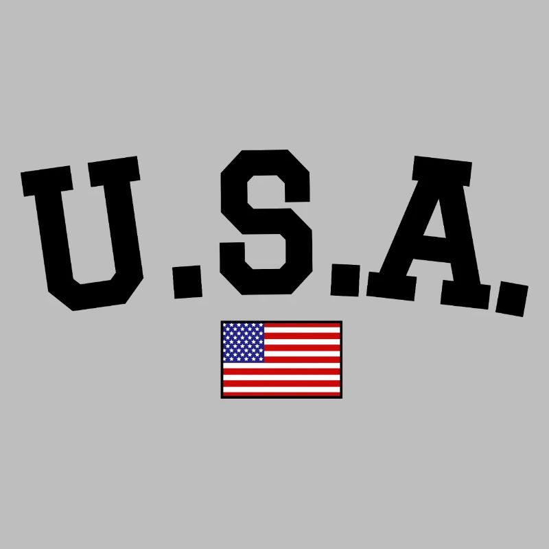 Drapeau américain Noir