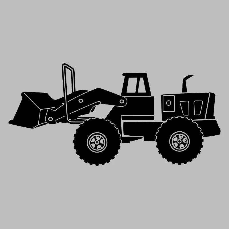 Transparenter Bulldozer