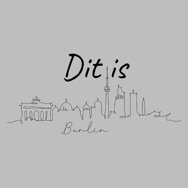 DIT IS BERLIN – SILHOUETTE DE BERLIN, CAPITALE