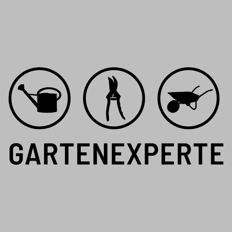 Gartenexperte: Gießkanne, Heckeschere, Schubkarre