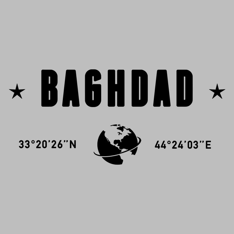 Baghdad Iraq Coordinates Planet Earth