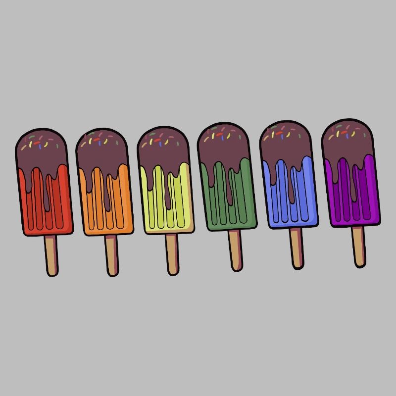 Rainbow Popsicle Parade