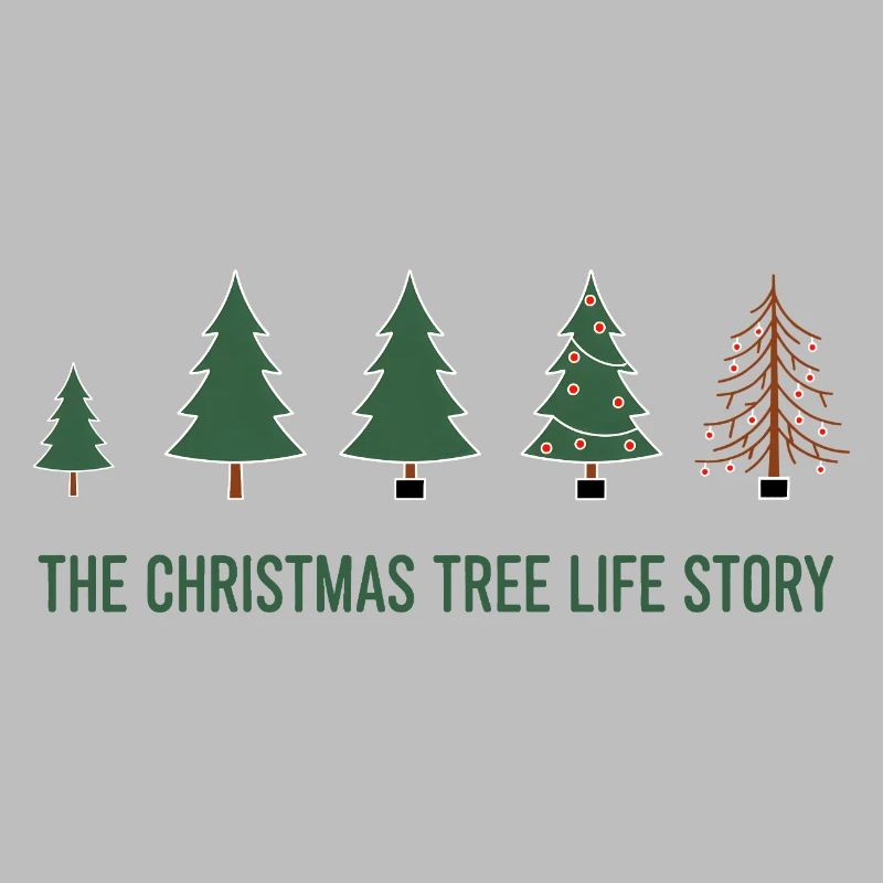 Weihnachtsbaum Evolution – Lustiges Xmas Design