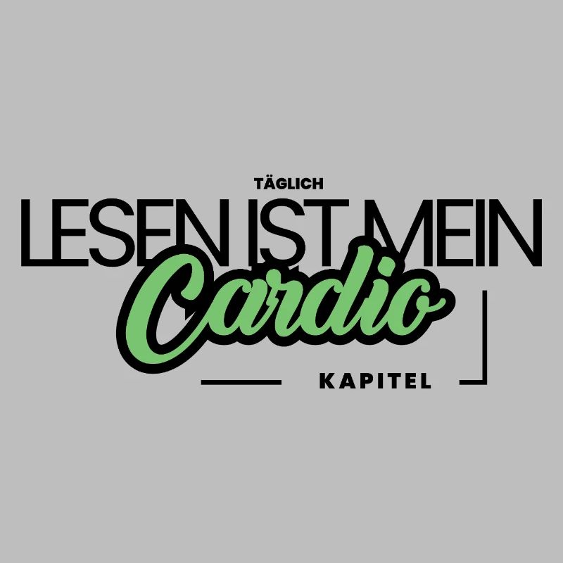 Typographie – La lecture est mon cardio