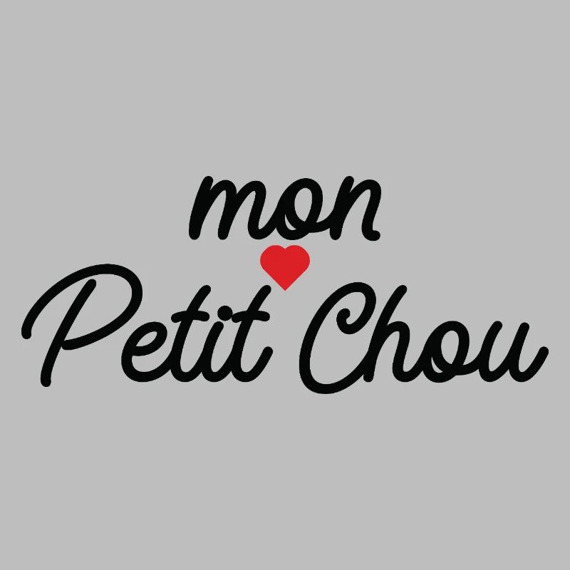 Mon Petit Chou Script Coeur