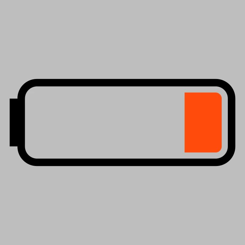Batterie leer