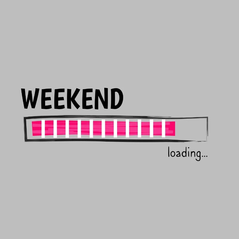 Weekend Loading Bar Leisure Mode
