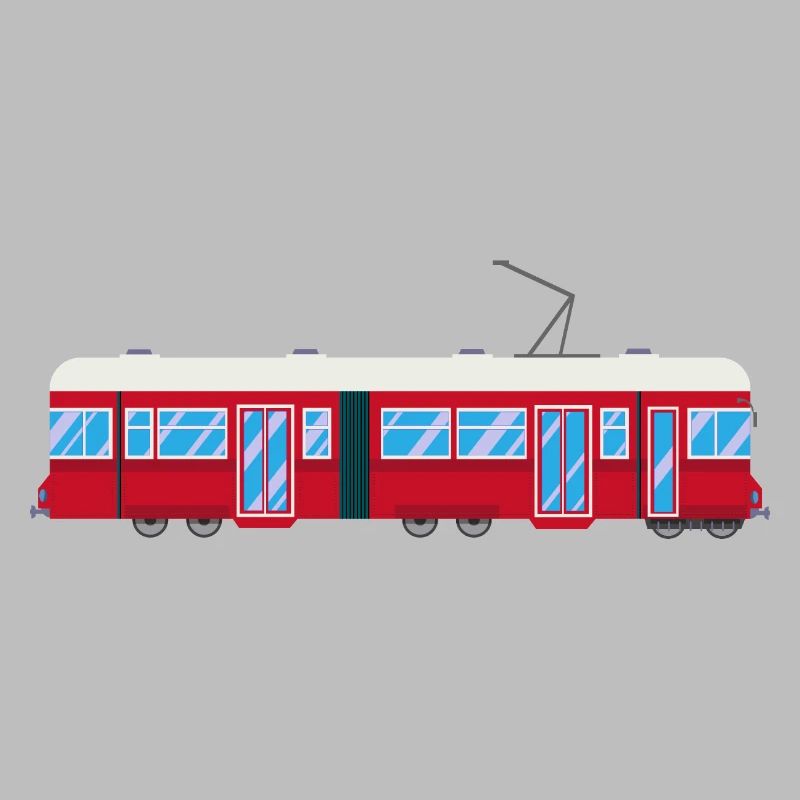 Tram, tramway, train, chemin de fer