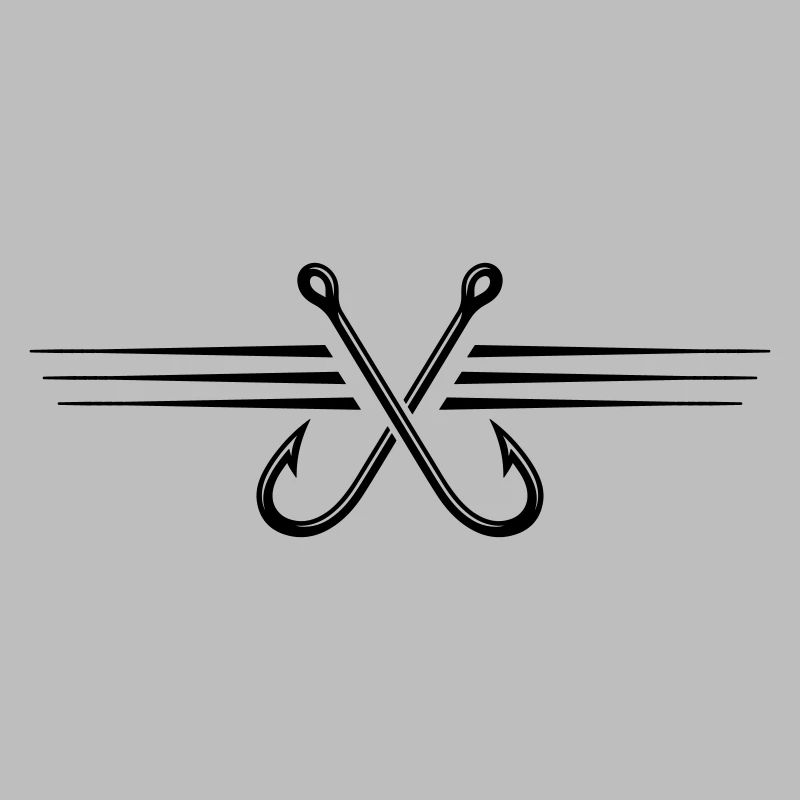 Fish hook icon
