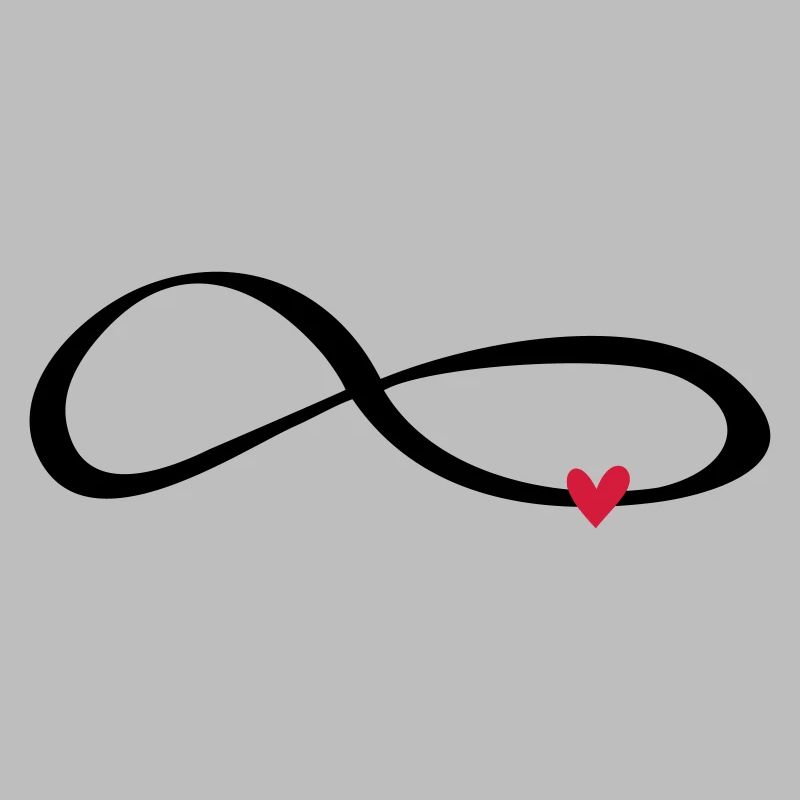 Infinity sign symbol gift love