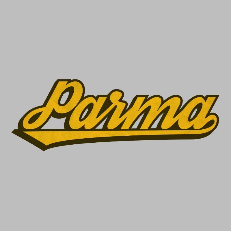 Parma Vintage Script Logo