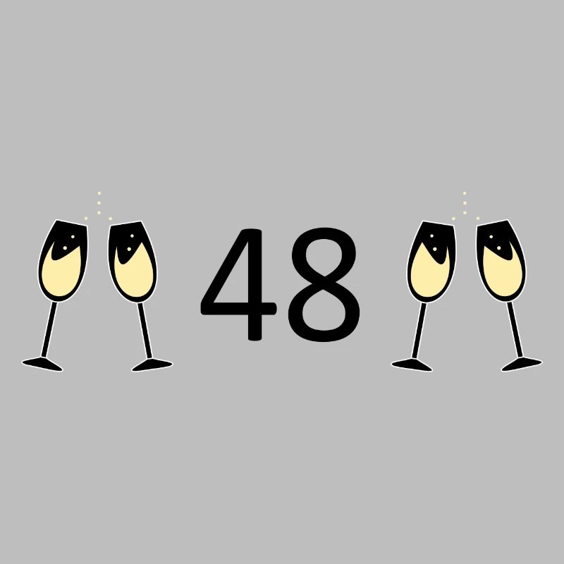 48e anniversaire 48 ans 48 ans numéro 48