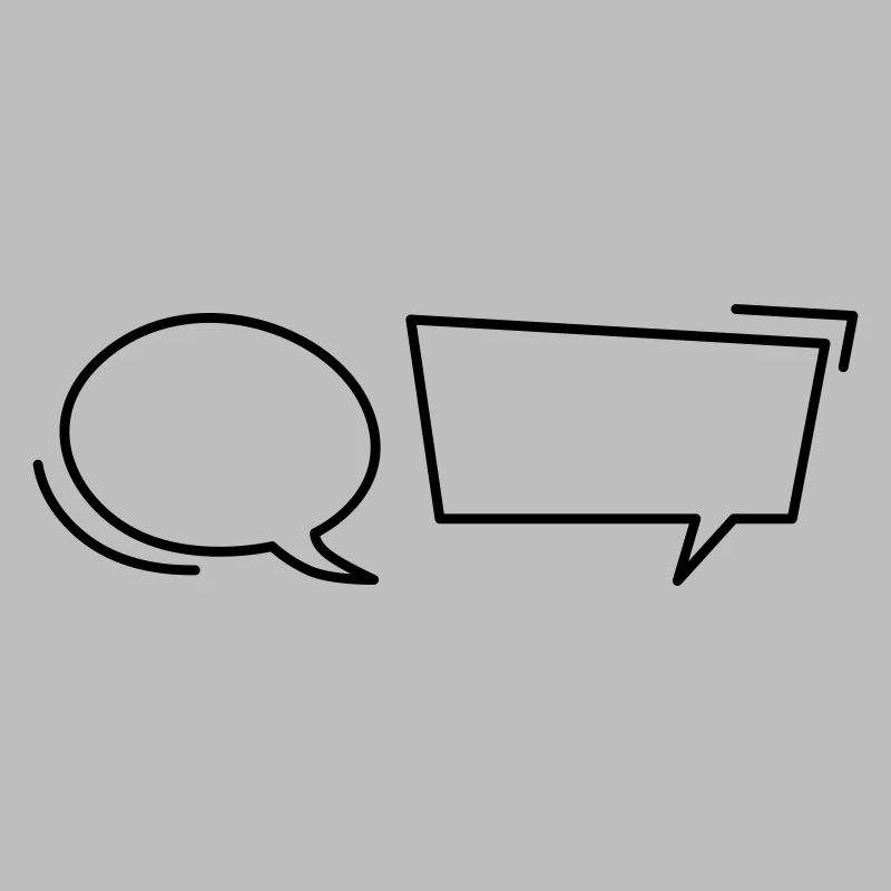 Comic speech bubbles