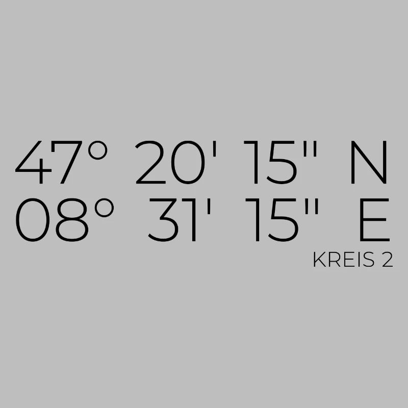 Coordinates District 2 Zurich