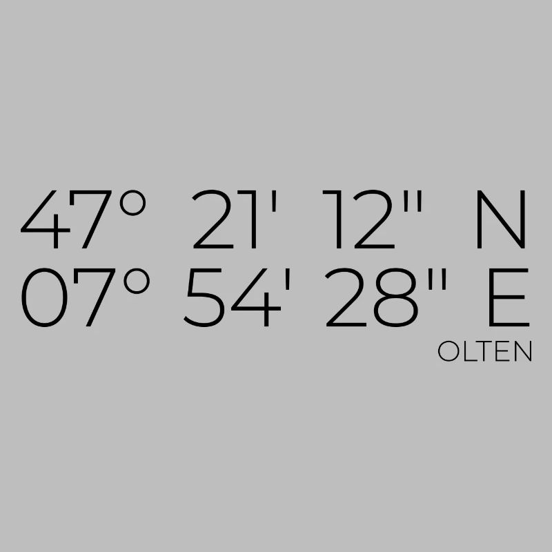 Coordinates Olten