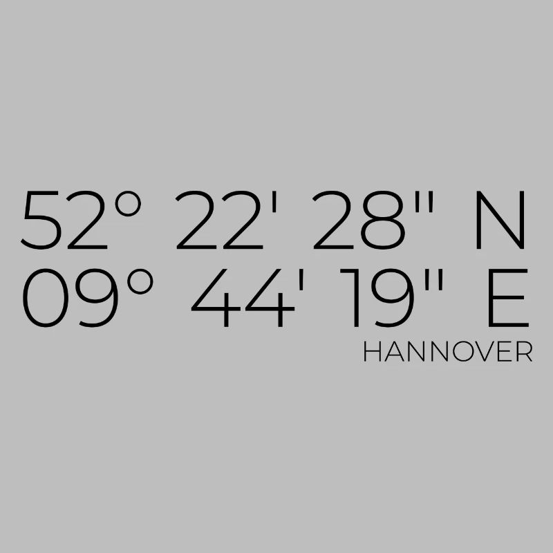 Coordinates Hanover