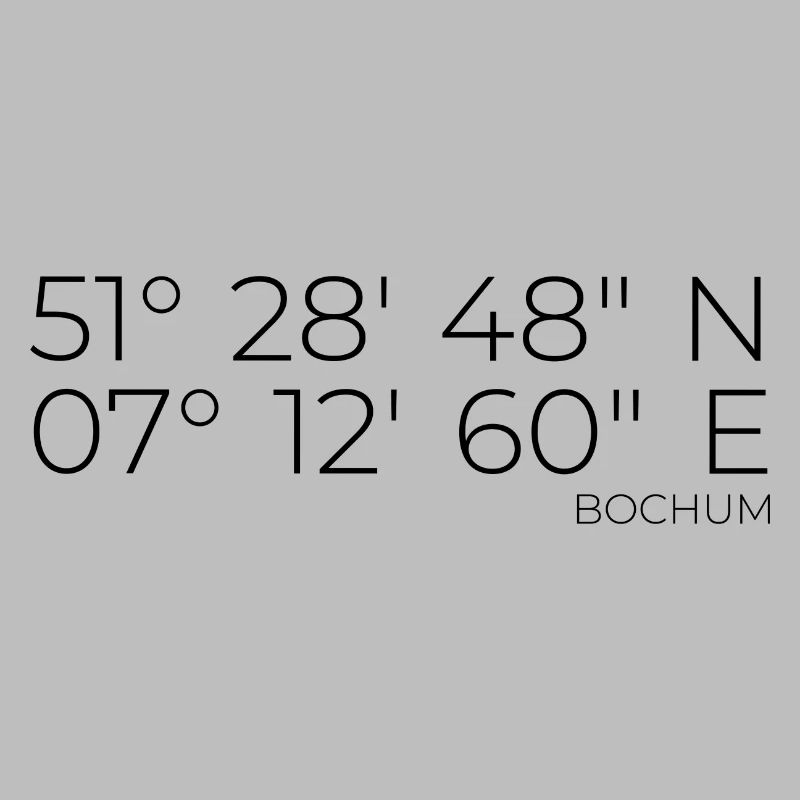 coordinates Bochum