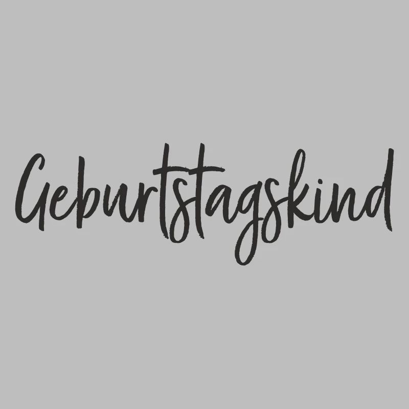 Geburtstagskind – Textdesign