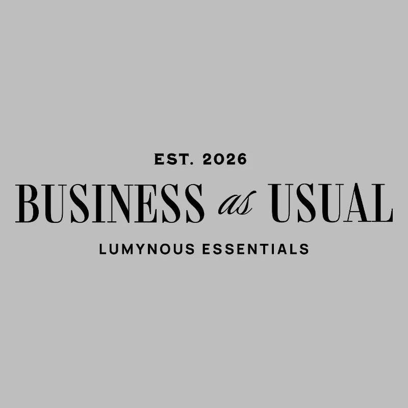 Business as Usual - Déclaration de mode élégante