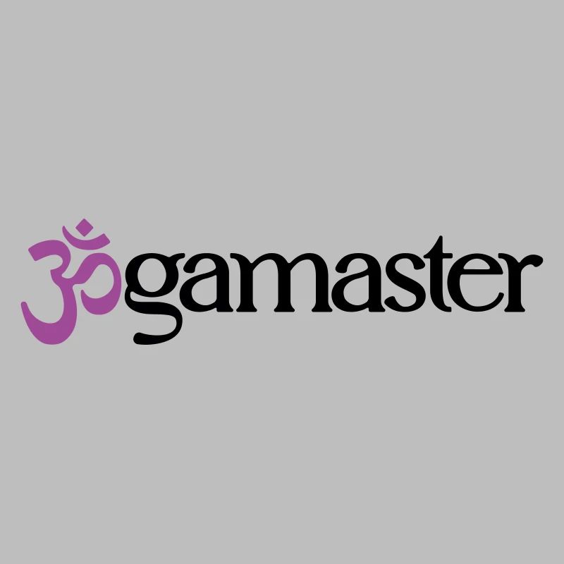 Jogamaster - Typografisches OM (3-Farbig)