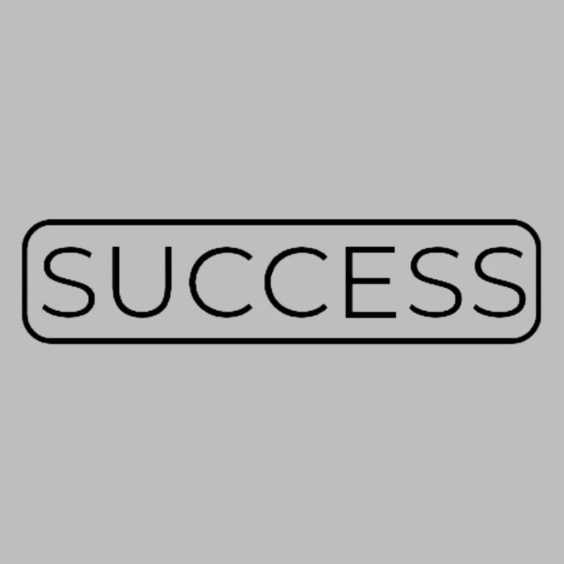 Conception typographique minimaliste à succès