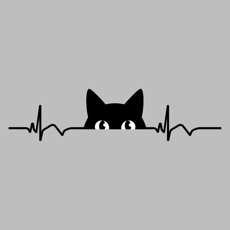 Katze EKG Herzfrequenz Herzschlag