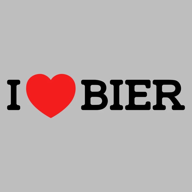 I love Bier (Farben änderbar)