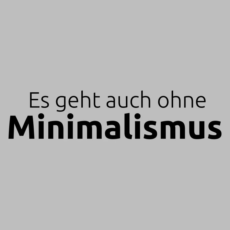 Omit minimalism