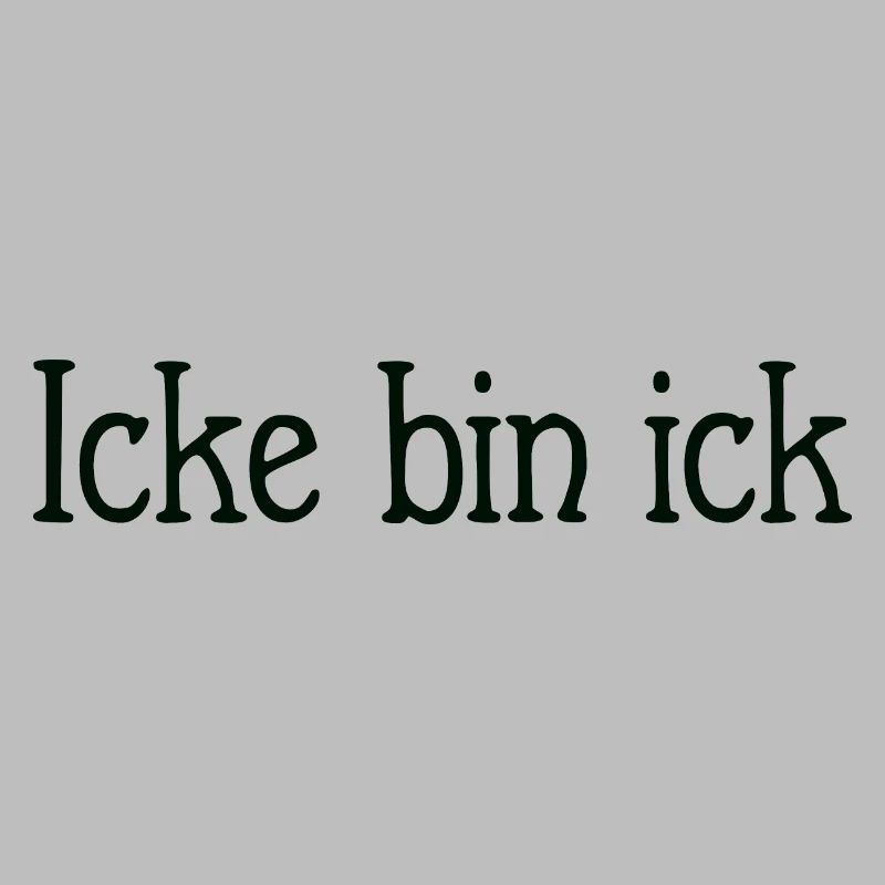 Icke bin ick Berlin