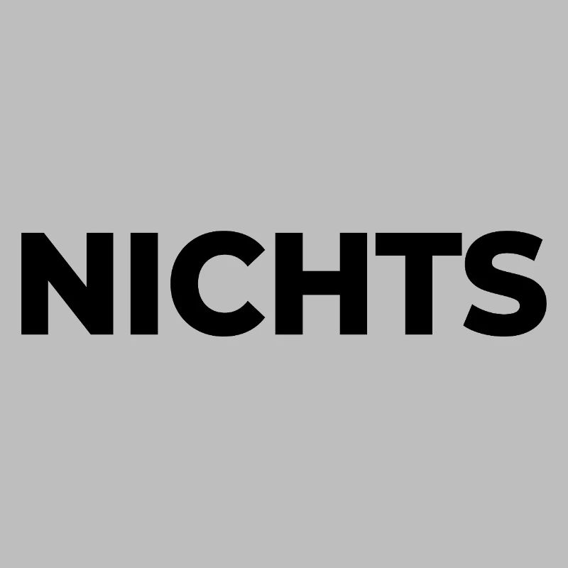 Nichts - einfach nix | Garnichts | Geschenk