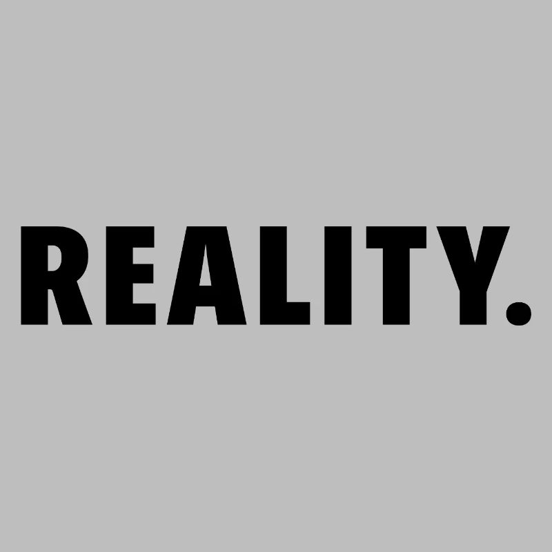 Réalité Typographie audacieuse