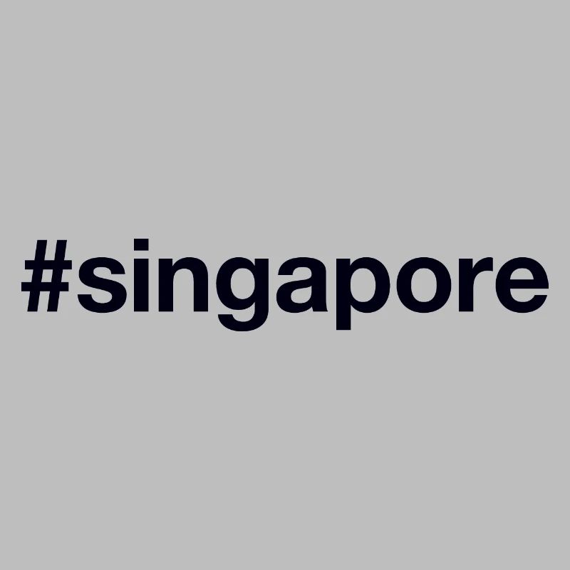SINGAPOUR Hashtag Singapour