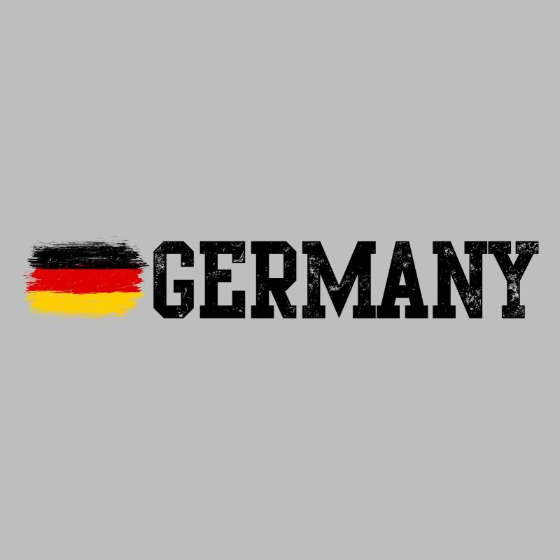 Traînée de brosse du drapeau allemand