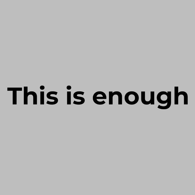 Affirmation Gift | This is enough