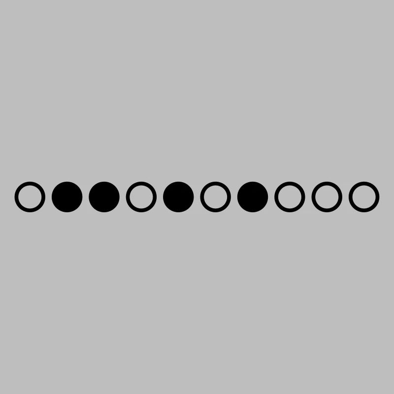Nerdy Design "Primzahlen" bis 10