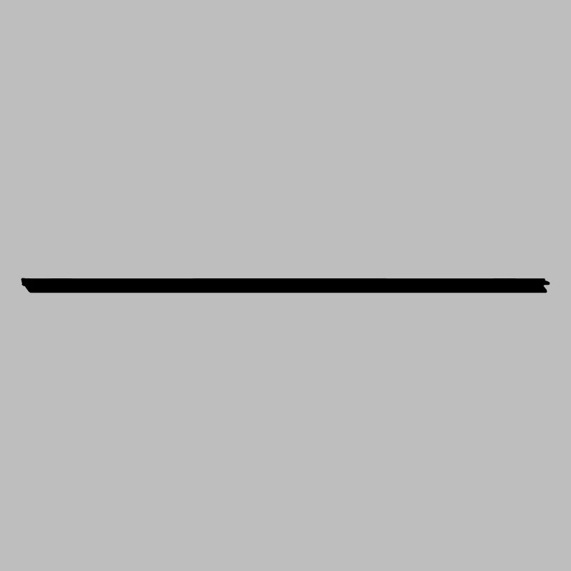 Brush Stroke Horizontal Line Minimalist Design