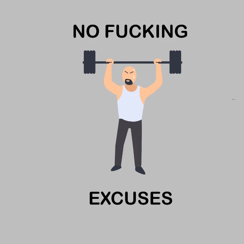 Sport Spruch. Training. Motivation. Gym. Geschenk